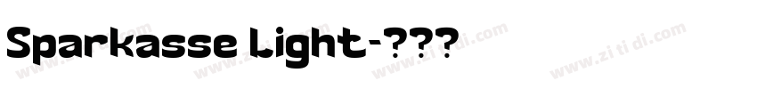 Sparkasse Light字体转换